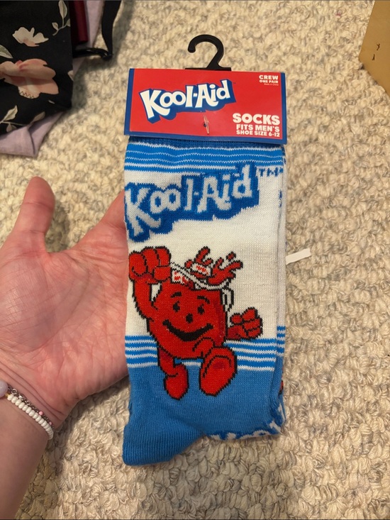 Other - Men's Crew Socks - Blue & Red
